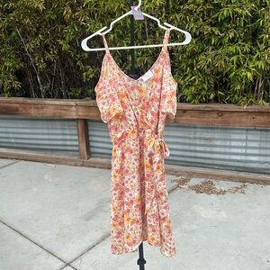 23. Sienna Sky Floral Cold Shoulder Dress